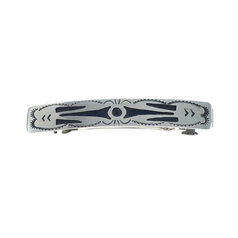 Native American Genuine Sterling Silver Hair Barrett NN20414